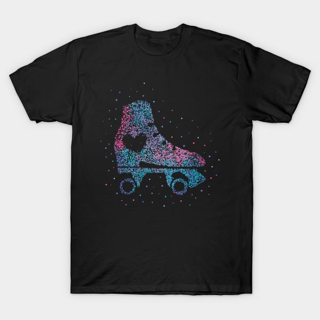 Roller Skating Skater Roller Skating T-Shirt by Kater Karl